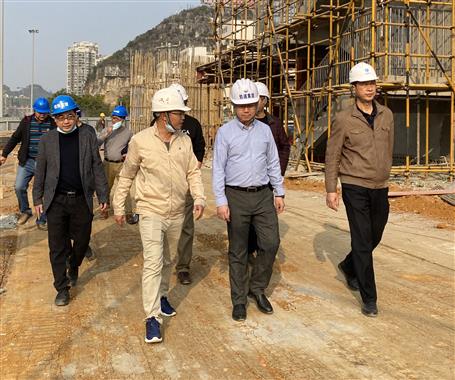 柳州市軌道交通集團(tuán)到公司項(xiàng)目開(kāi)展節(jié)前檢查調(diào)研